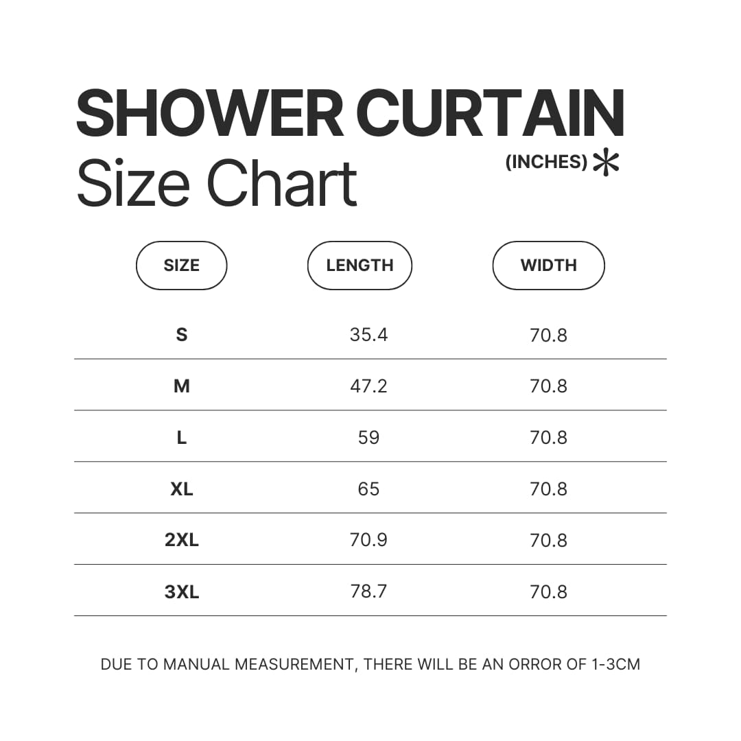 Shower Curtain Size Chart - Game Grumps